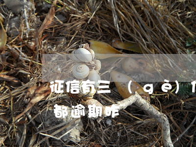征信有三個(gè)信用卡逾期（3張信用卡都逾期咋辦）
