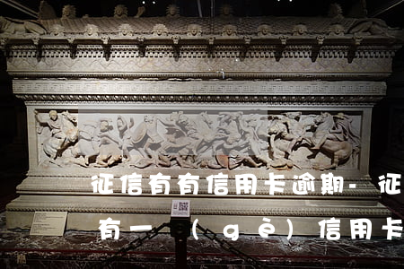征信有有信用卡逾期-征信報(bào)告有一個(gè)信用卡逾期怎么辦
