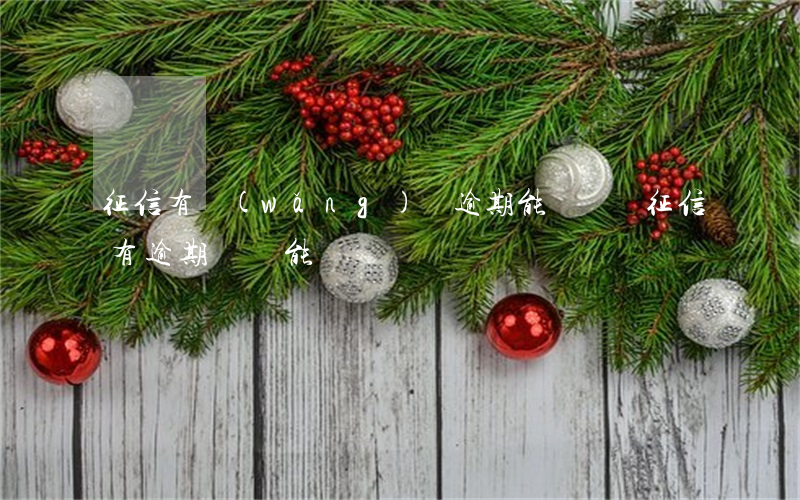 征信有網(wǎng)貸逾期能學車嗎(征信有逾期記錄能辦車貸嗎)