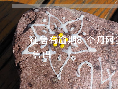 征信有逾期8个月网贷(网贷逾期7天会上征信吗)