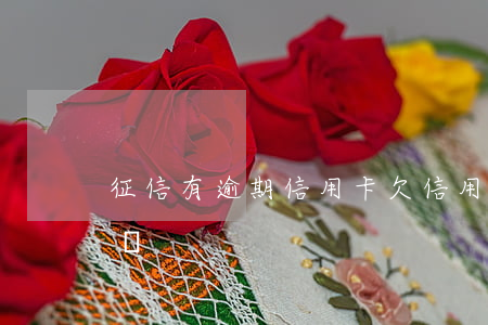 征信有逾期 信用卡（欠信用卡逾期上征信怎么辦）