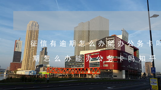 征信有逾期怎么办能办公务卡吗-征信有逾期怎么办能办公务卡吗知乎