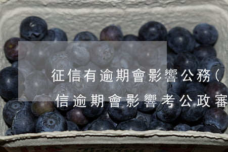 征信有逾期會影響公務(wù)員政審嗎（征信逾期會影響考公政審嗎）