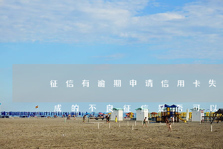 征信有逾期申请信用卡失败(因信用卡逾期造成的不良征信是否可以消除)
