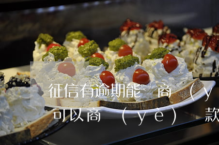 征信有逾期能貸商業(yè)貸款嗎(有逾期可以商業(yè)貸款嗎)