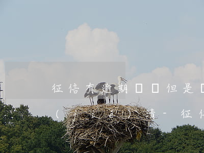 征信有逾期記錄但是賬戶狀態(tài)結(jié)清-征信有逾期記錄但是賬戶狀態(tài)結(jié)清了
