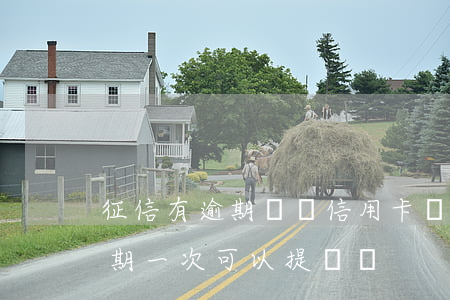 征信有逾期記錄信用卡還能提額嗎（信用卡逾期一次可以提額嗎）