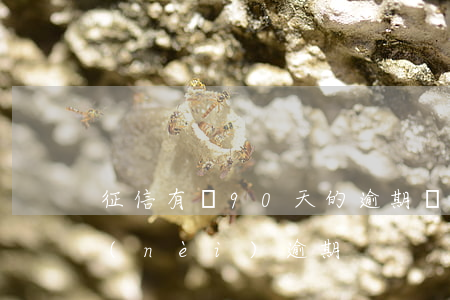 征信有過90天的逾期(個人征信有90天內(nèi)逾期)