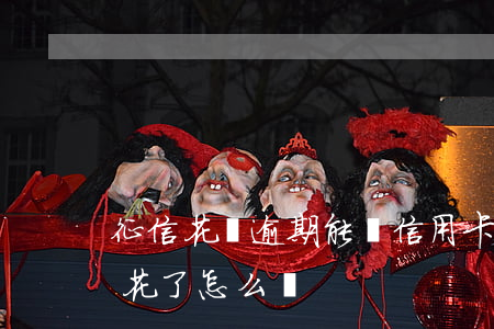 征信花沒逾期能辦信用卡(沒有逾期但是征信花了怎么辦)
