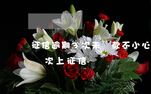 征信逾期3次未還款(不小心忘記還款逾期了幾次上征信)