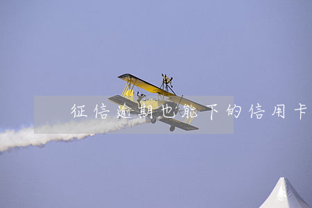 征信逾期也能下的信用卡