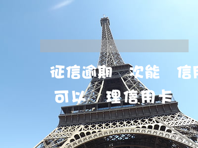 征信逾期兩次能辦信用卡嗎(征信有一次逾期可以辦理信用卡嗎)