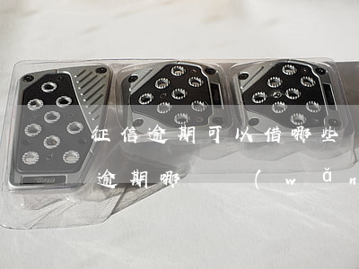 征信逾期可以借哪些網(wǎng)貸(征信逾期哪個網(wǎng)貸可以貸款)