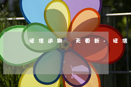 征信逾期幾天更新-征信逾期幾天更新