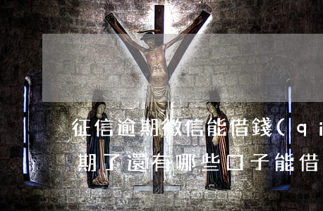 征信逾期微信能借錢(qián)嗎 征信逾期了還有哪些口子能借錢(qián)