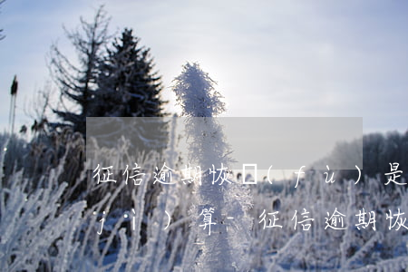征信逾期恢復(fù)是什么時候開始計(jì)算-征信逾期恢復(fù)是什么時候開始計(jì)算的