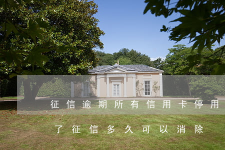 征信逾期所有信用卡停用(信用卡逾期被停用了征信多久可以消除)