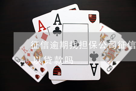 征信逾期找担保公司(征信有逾期找担保人可以贷款吗)