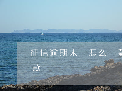 征信逾期未還怎么貸款(征信逾期未還怎么貸款)