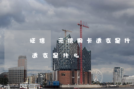 征信顯示信用卡透支是什么(征信顯示信用卡透支是什么)