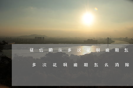 征信顯示多次花唄逾期怎么消除-征信顯示多次花唄逾期怎么消除記錄