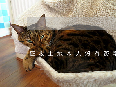 征收土地本人沒有簽字還能征收嗎