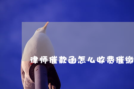 律师催款函怎么收费(催缴律师费的律师函)