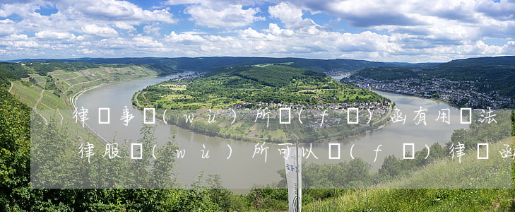 律師事務(wù)所發(fā)函有用嗎(法律服務(wù)所可以發(fā)律師函嗎)
