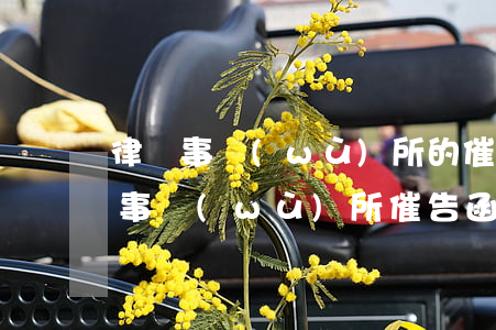律師事務(wù)所的催款函有什么用(律師事務(wù)所催告函)