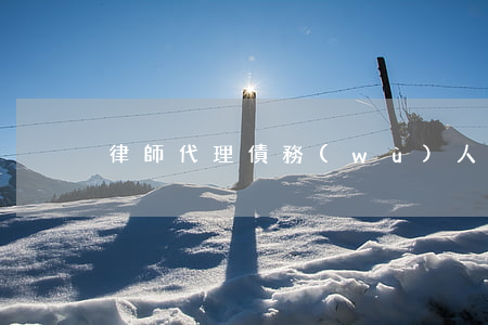 律師代理債務(wù)人