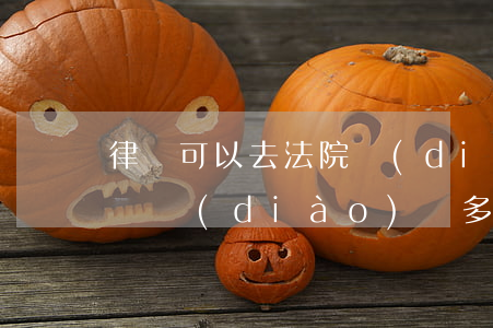 律師可以去法院調(diào)檔嗎(委托律師調(diào)檔多少錢)