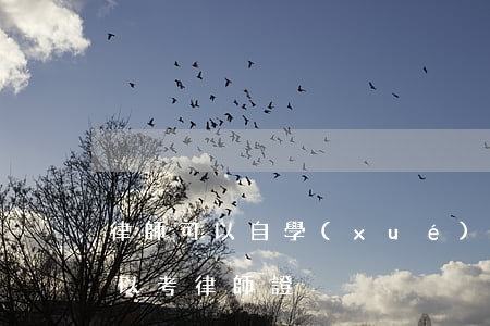 律師可以自學(xué)自考嗎(自考本科可以考律師證)