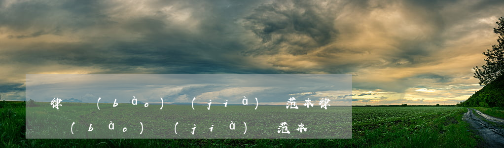律師報(bào)價(jià)單范本(律師報(bào)價(jià)單范本)
