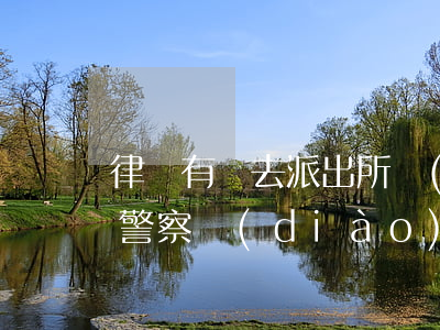 律師有權去派出所調(diào)查資料嗎(警察調(diào)查取證 律師是否可以參與)