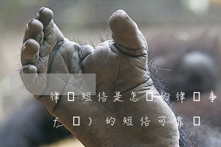 律師短信是怎樣的(律師事務(wù)所發(fā)的短信可靠嗎)
