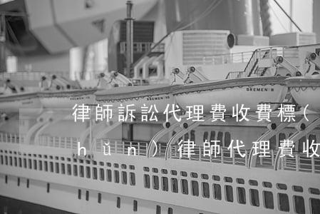 律師訴訟代理費收費標(biāo)準(zhǔn)(律師代理費收取標(biāo)準(zhǔn))