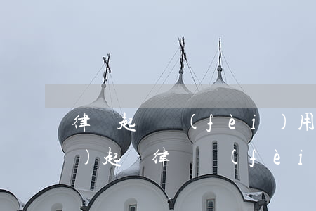 律師起訴費(fèi)用多少錢(qián)(起訴律師費(fèi)一般多少錢(qián))