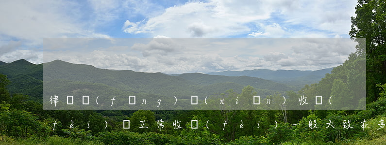 律師風(fēng)險(xiǎn)收費(fèi)與正常收費(fèi)一般大致在多少比例