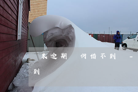 從末逾期為何借不到餞-從末逾期為何借不到餞