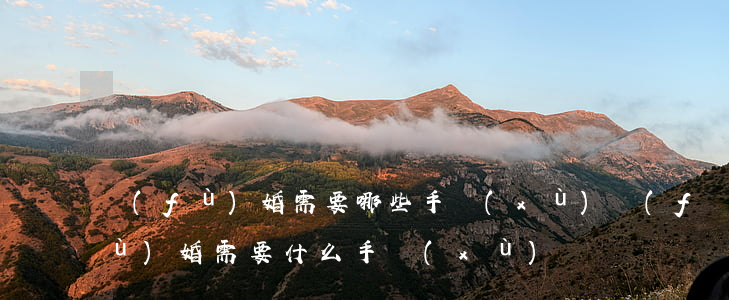 復(fù)婚需要哪些手續(xù)(復(fù)婚需要什么手續(xù))