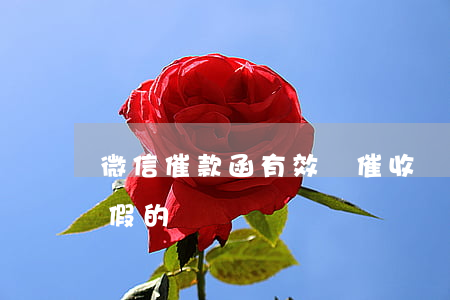 微信催款函有效嗎(催收說要寄催收函是真的假的)