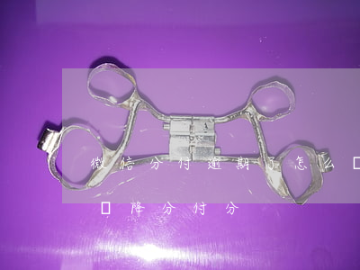 微信分付逾期了怎么轉賬(微信分付逾期幾天會降分付分)