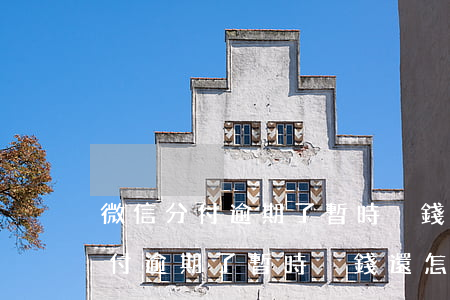 微信分付逾期了暫時沒錢還怎么辦-微信分付逾期了暫時沒錢還怎么辦呢