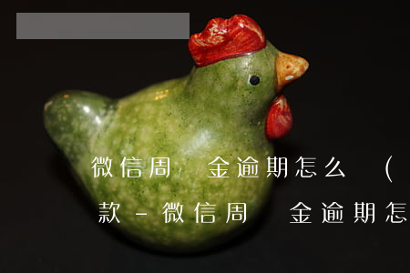 微信周轉金逾期怎么協(xié)商延期還款-微信周轉金逾期怎么協(xié)商延期還款的