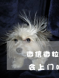 微信微粒贷逾期了会怎么样（微信微粒贷逾期会上门吗）