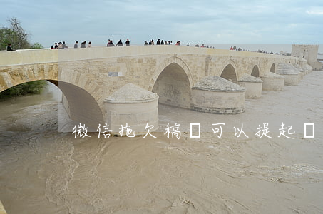 微信拖欠稿費可以提起訴訟嗎