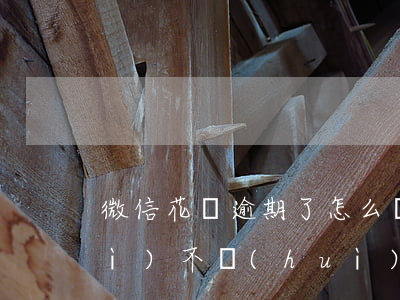 微信花唄逾期了怎么辦(花唄逾期后會(huì)不會(huì)影響微信的使用)