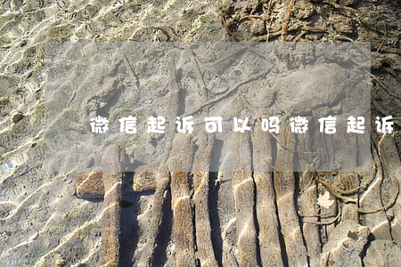 微信起诉可以吗 微信起诉还钱几率大吗