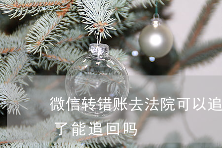 微信转错账去法院可以追回吗(微信转账转错了能追回吗)