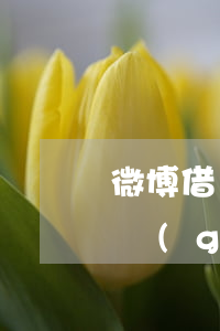 微博借錢沒還真的會起訴嗎(微博借錢不還沒關(guān)系么)
